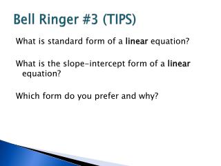 bell ringer 3 tips