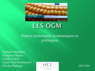 les ogm