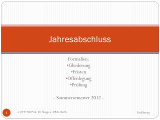 jahresabschluss