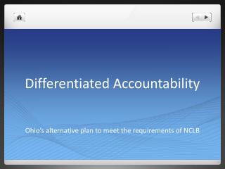 differentiated accountability