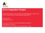 Drive Integration Project - slide 1