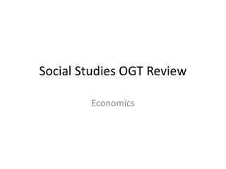 Social Studies OGT Review