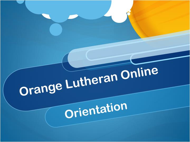 orange lutheran online