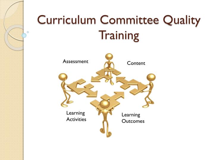curriculum committee quality training