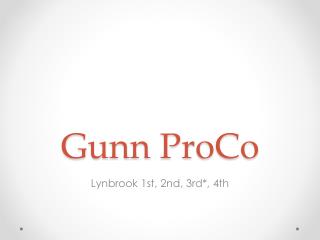 Gunn ProCo