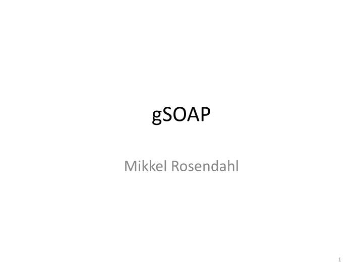 gsoap