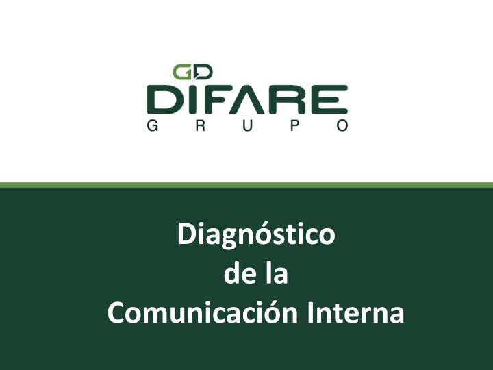 diagn stico de la comunicaci n interna