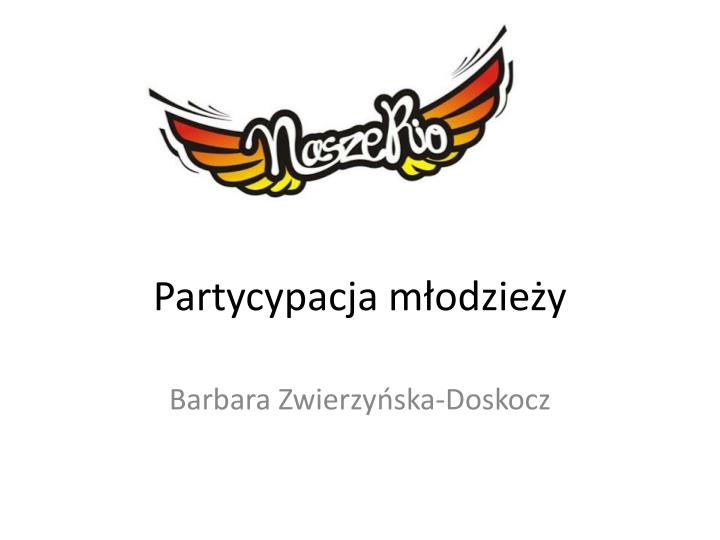 partycypacja m odzie y