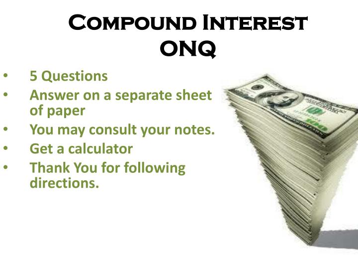 compound interest onq