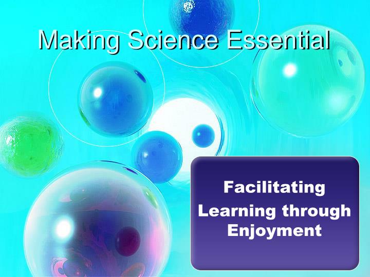 making science essential