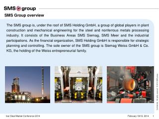 SMS Group overview