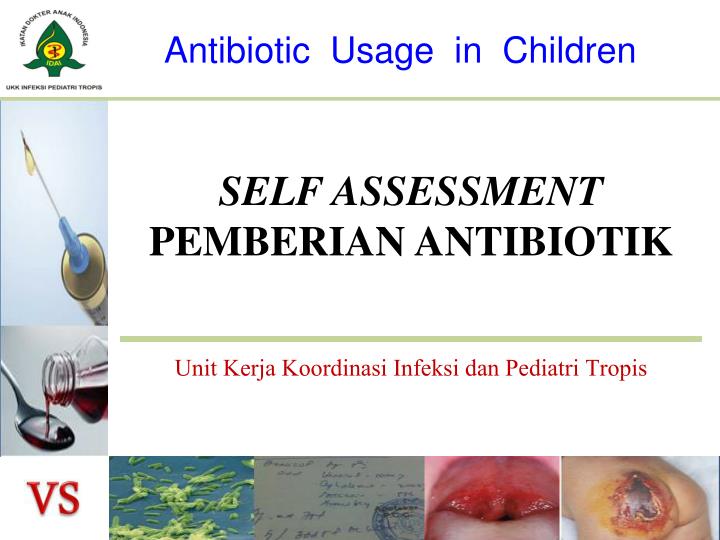 self assessment pemberian antibiotik