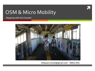 OSM &amp; Micro Mobility