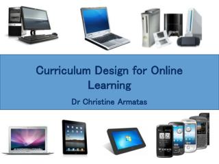 Curriculum Design for Online Learning