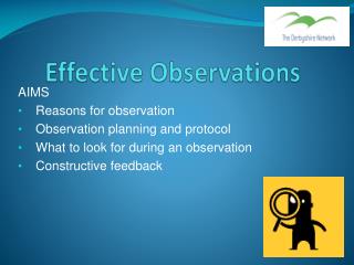Effective Observations