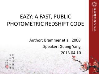 EAZY: A FAST, PUBLIC PHOTOMETRIC REDSHIFT CODE