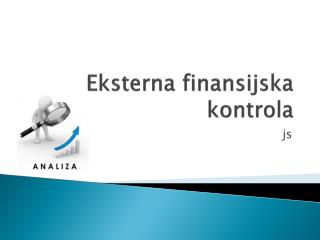 eksterna finansijska kontrola