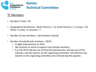 Games Technical Committee