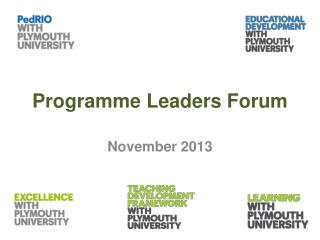Programme Leaders Forum