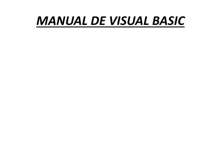 manual de visual basic