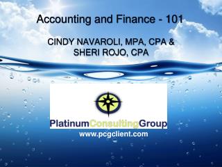 Accounting and Finance - 101
