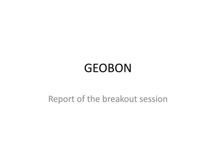 geobon