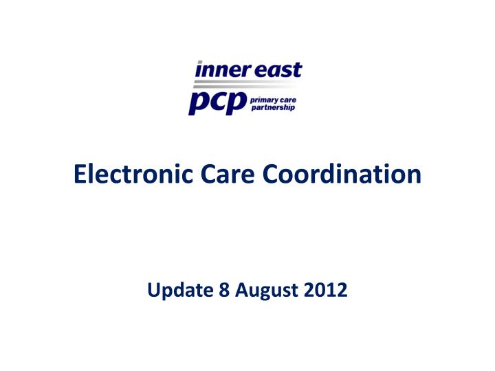 electronic care coordination