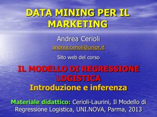 data mining per il marketing