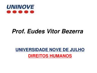 prof eudes vitor bezerra