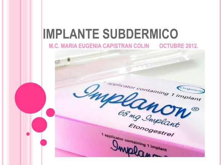 implante subdermico