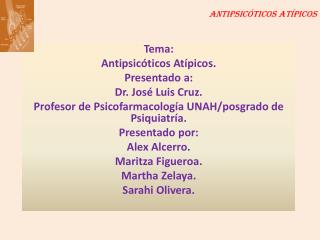 antipsic ticos at picos