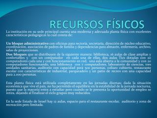 recursos f sicos