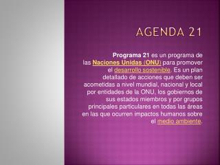 agenda 21