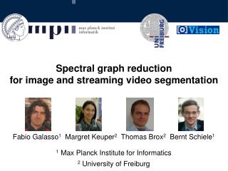 Spectral graph reduction for image and streaming video segmentation