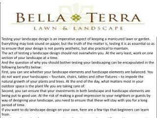 Bella Terra Lawn and Landscape - Custom Landscaping in Plano