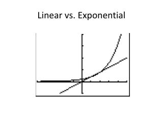 linear vs exponential