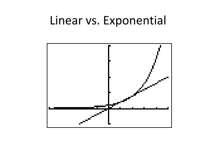 linear vs exponential