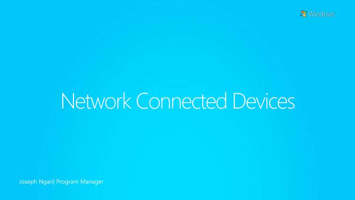 network connected devices