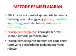 METODE PEMBELAJARAN - slide 1