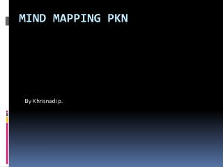 Mind mapping pkn