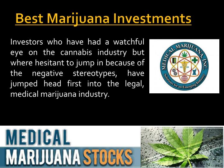 best marijuana investments