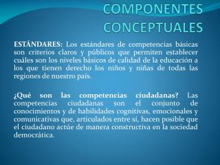 componentes conceptuales