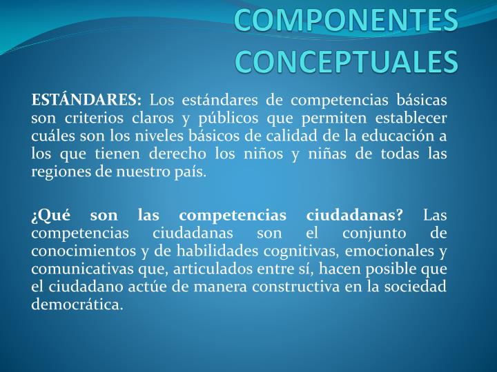 componentes conceptuales