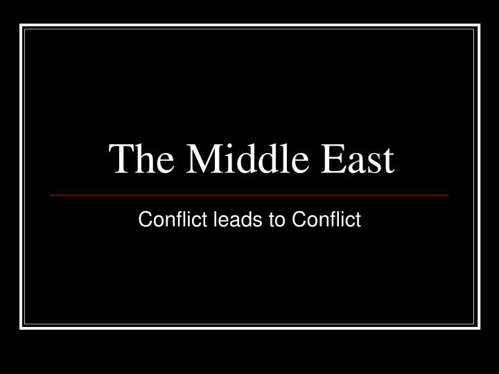 the middle east