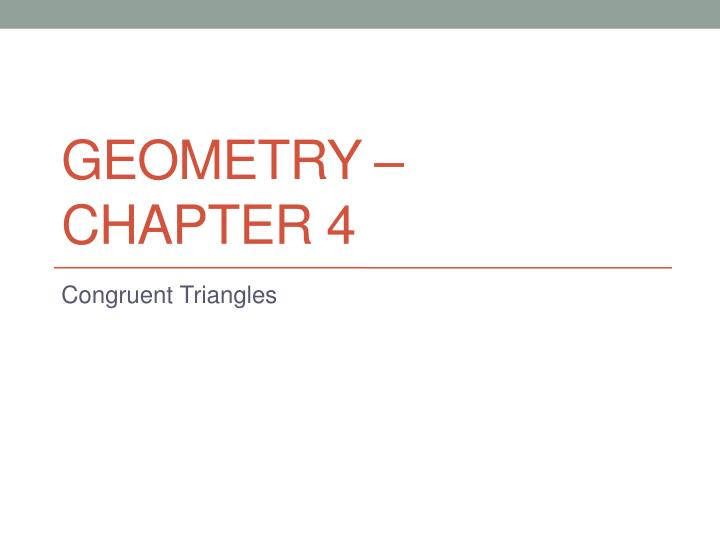 geometry chapter 4