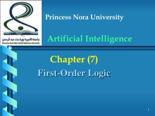 Princess Nora University Artificial Intelligence