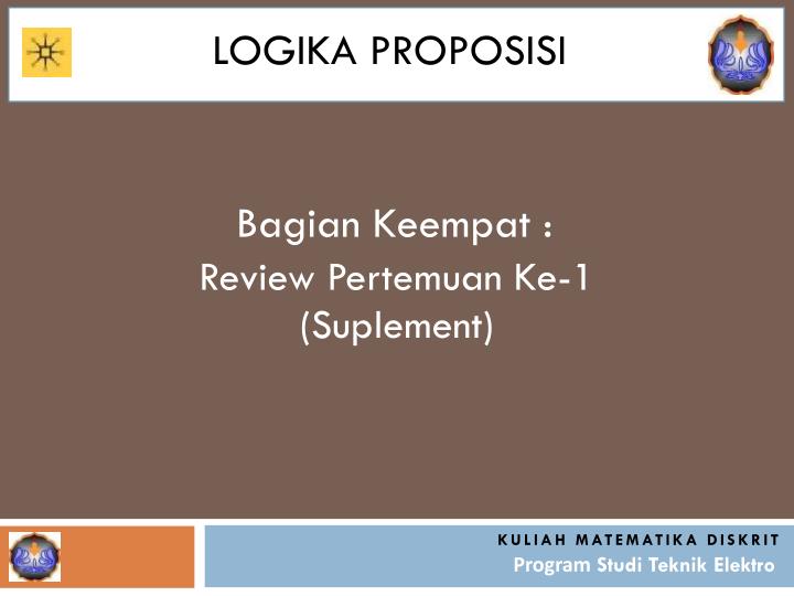 logika proposisi