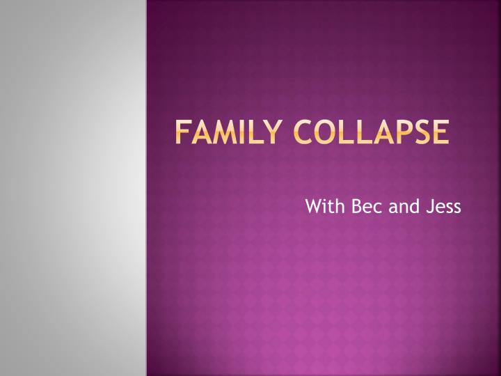 family collapse