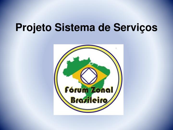 projeto sistema de servi os