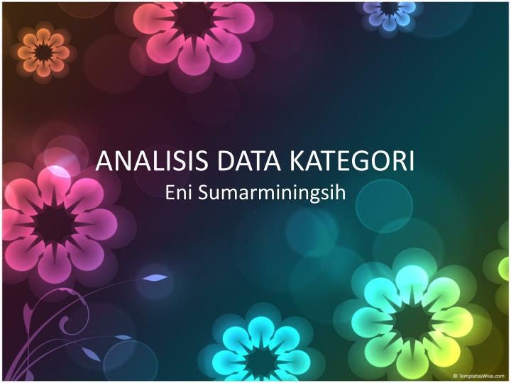 analisis data kategori